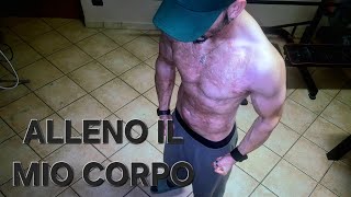 Allenamento petto , schiena , pollo