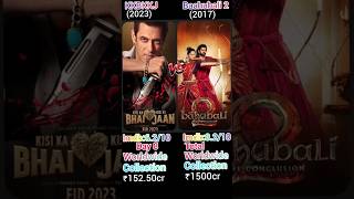 Kisi Ka Bhai Kisi Ki Jaan V/s Baahubali 2 Movie Box Office Collection Comparison #shortfeed