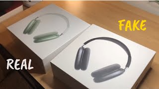 : Real vs Fake Apple AirPods Max 2023 version