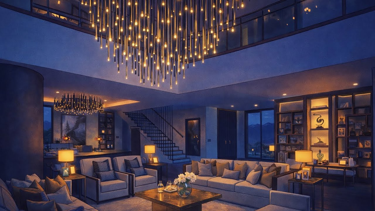 Luxury Night Lounge ✨🏙️ | Chill Focus Music (Study / Work / Late Night Flow)