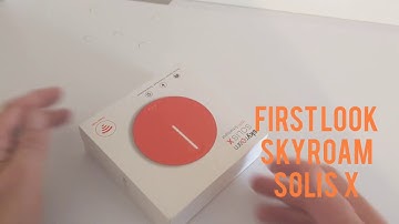 First look and unboxing. Skyroam Solis X. #Tech #Travel #Skyroam