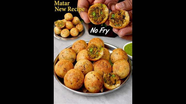 Make a new CRISPY delicious breakfast of peas without frying and forget kachori and samosa - SUJI...