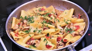 squid with pasta in tomato sauce-pasta with calamari in Mediterranean sauce-the taste of the sea by Der Kochsoap Kanal 1,122 views 1 year ago 6 minutes, 15 seconds