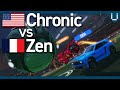 Zen vs chronic  ft appjack  rocket league 1v1 showmatch