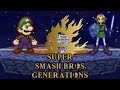 LUIGI VS FOX!!! FIRST DRAFT FIGHT (SSB GENS.)