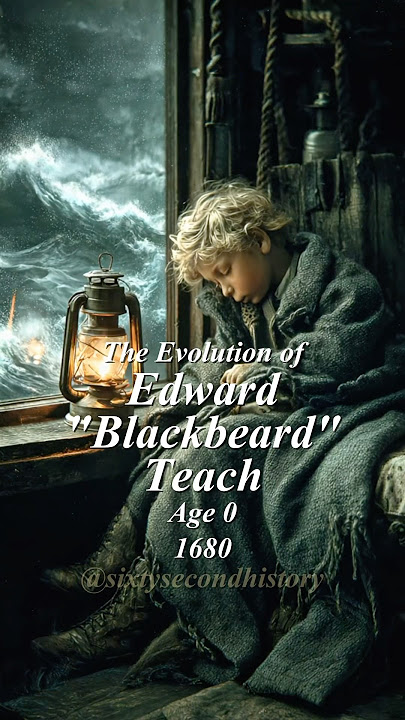 Evolution - Edward Blackbeard Teach #evolution #historytok #pirate #edwardteach #blackbeard #pirates