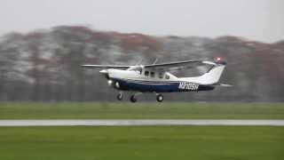 Test flight N210SH Cessna P210N ''Silver Eagle'' at Teuge Airport