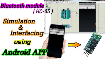 #Bluetoothmodule#HC_05 Interfacing with Arduino with Android Application|hc-05 simulation in Proteus