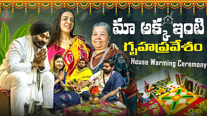 మా అక్క ఇంటి గృహప్రవేశం | North Indian House Warming Ceremony | Gruhapravesam Vlog | Pari Nidhi