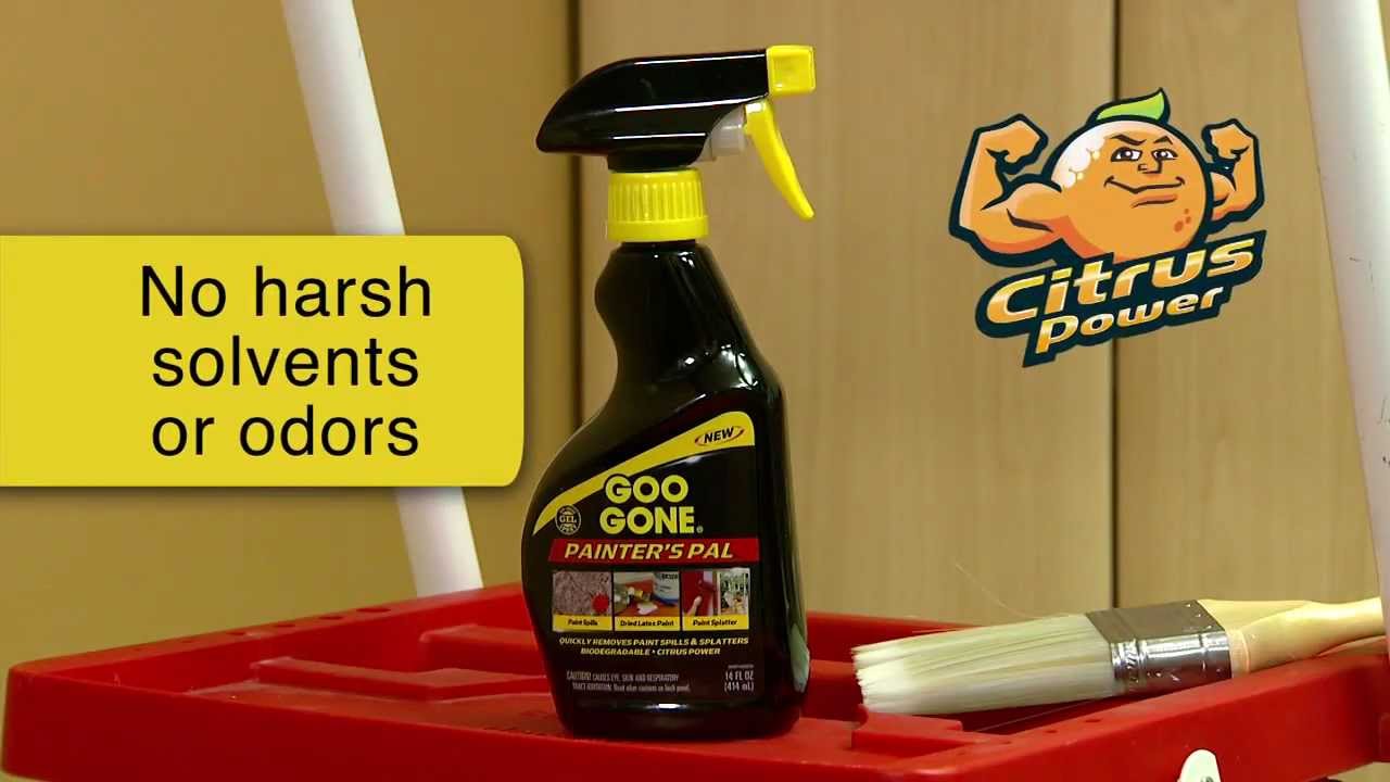 How to Remove Paint Spills, Drips and Splatters with Goo Gone