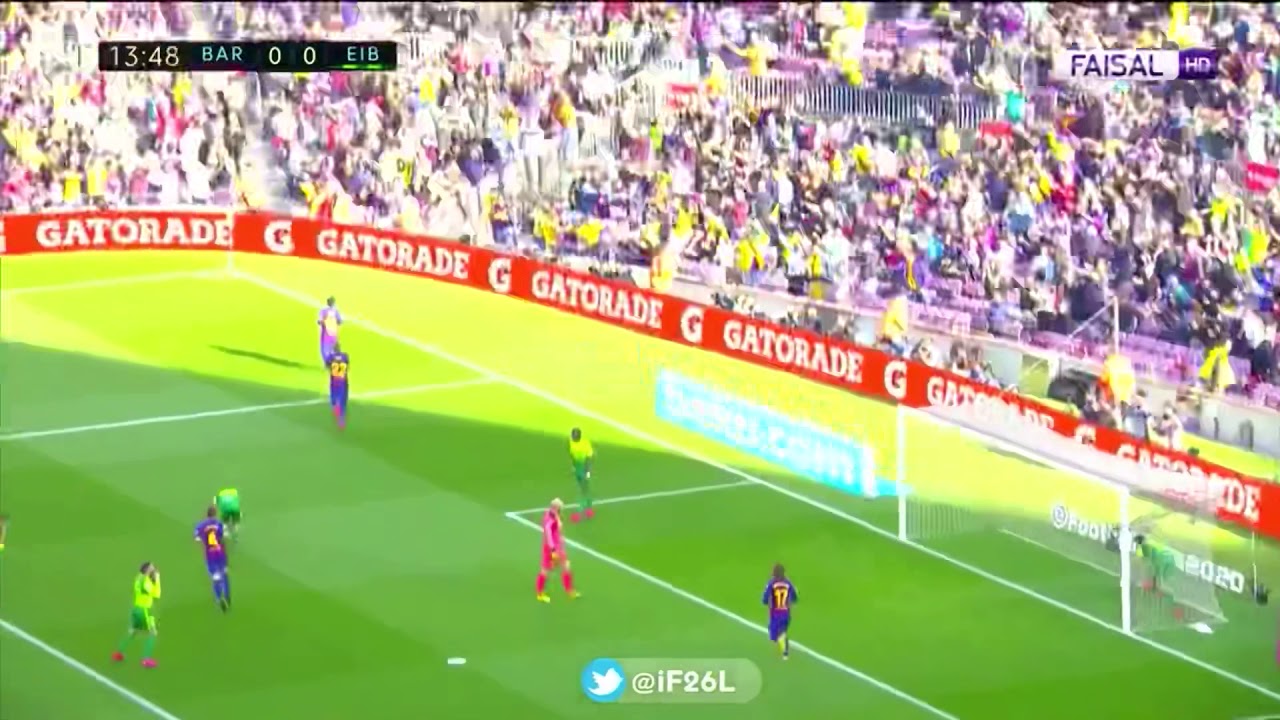 Lionel Messi Goal vs Eibar | 22/02/2020 FC Barcelone vs ...