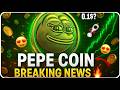 Pepe Coin Going on Moon Today  😍 Pepe Crypto  Coin News - Pepe Coin Price Prediction 2026 #pepe