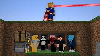 Homelander VS 5 Minecraft Speedrunners