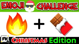 Christmas Emoji Fitness Challenge | Emoji Pictionary Quiz | Winter Holiday Brain Break