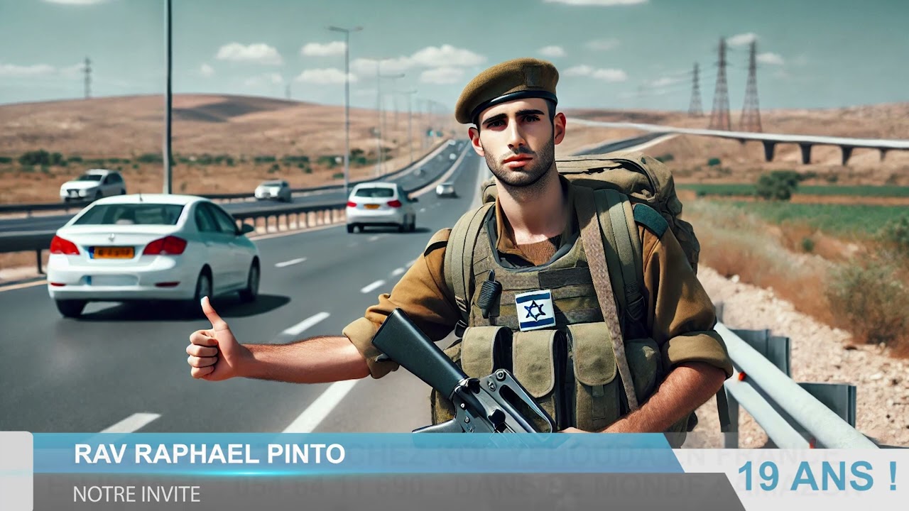 RAV RAPHAEL PINTO sur les SOLDATS D'ISRAEL (Israel en Guerre) - Voir description