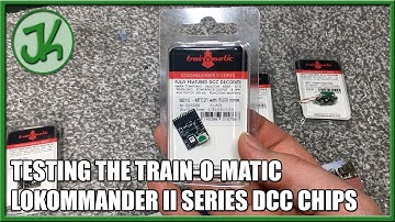 Testing the Train-O-Matic Lokommander II Series DCC Decoder Chip Range