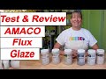 Testing 6 new amaco flux glazes