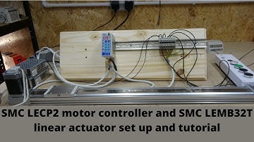 SMC LECP2 motor driver automation with linear Electric Actuator (English)
