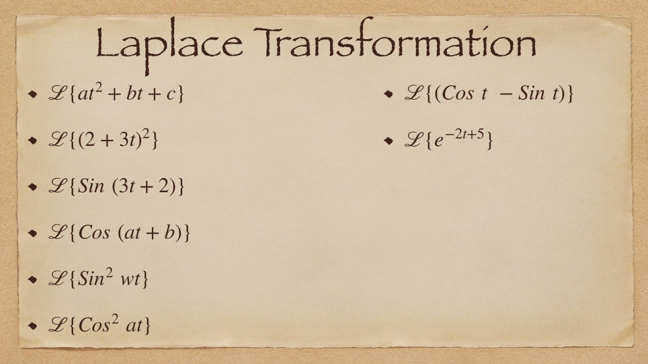 Laplace Transformation part-3 || Solved Problem || Signal Processing ...