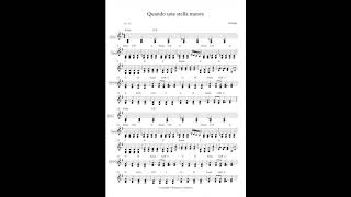 Quando una stella muore (spartito pianoforte) - Giorgia