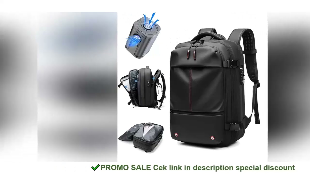 Travel Men 17 inch Laptop Backpack vacuum compression Backpack Business Large Capacity school Backpa