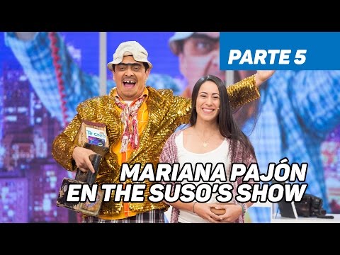 Carlos Vives sorprende a Mariana Pajón - Mariana Pajón en The Suso's Show - Caracol TV - Parte 5
