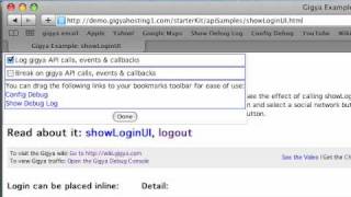 Gigya Debug Console