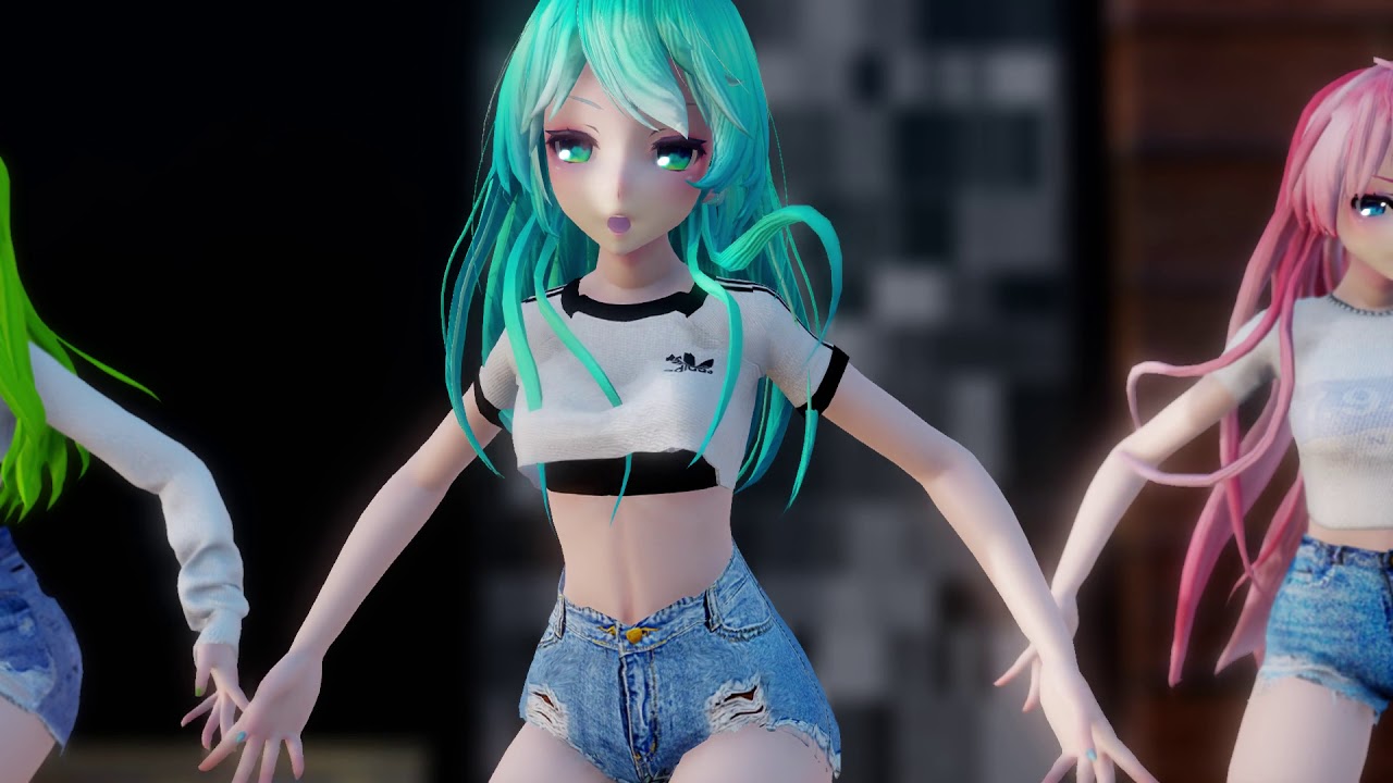 【MMD】DUN DUN 【Gumi,Miku,Luka 】