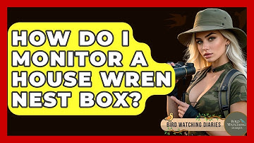 How Do I Monitor A House Wren Nest Box? - Bird Watching Diaries
