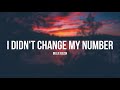 Billie Eilish - I Didn&#39;t Change My Number (Lyrics)