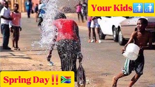 Mzansi Calls Out Kid's Behaviour During Spring Day Celebrations‼️