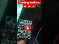 12 volt 15+15 watts stereo audio amplifier module burning ic #audioamplifier @techranaji