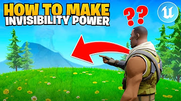 How To Make INVISIBILITY  in UEFN (2024) | UEFN Tutorial 3