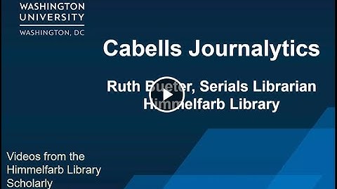 Cabells Journalytics