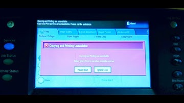copying and printing unavailable problem solution xerox 5755/5765/5775/5790 photocopier machine