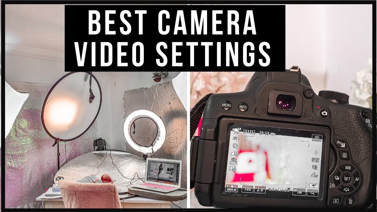 Best Camera  Settings  for Youtube Beauty Videos Canon T6i 