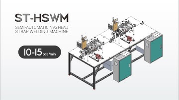 Suntech N95/FFP2/FFP3 Head Strap Welding Mask Machine