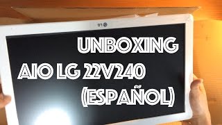 Unboxing Y Montaje Del Aio Lg 22V240 Español