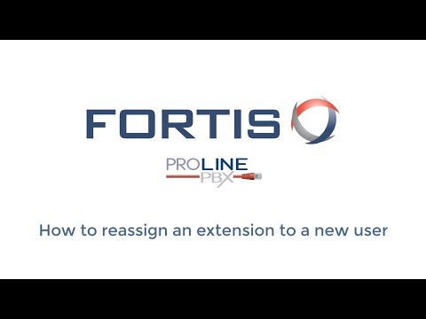 ProLinePBX VoIP Phone System: How To Reassign an Extension To A New User