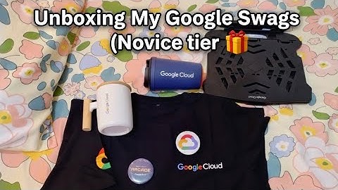 🤩 Thanks Google  ! Unboxing My Google Arcade Novice Tier Swags 🎁✨🎉
