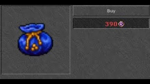 Tutorial Como Configurar Loot Pouch no RubinOT