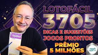 5 MILHÕES Copie e cole Lotofácil Concurso 3705 | Análise Estratégica e Estudos de Dezenas
