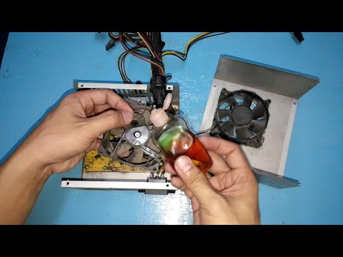 How to Fix Desktop Power Supply Fan very slow spinning.