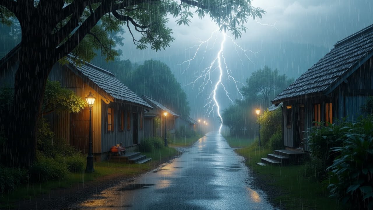 Sounds of Rain & Thunder for Deep Sleep – Relax Your Mind & Sleep Peacefully Tonight