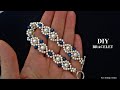 DIY bracelet, easy pattern// Handmade beginner bracelet tutorial//