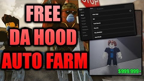 DA HOOD AUTOFARM! ROBLOX DA HOOD SCRIPT + PASTEBIN LINK 2023