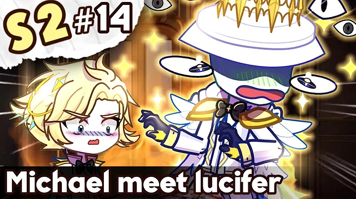 If GOD SEASON 2: Michael meet Lucifer Morningstar || Hazbin Hotel Gacha Skit