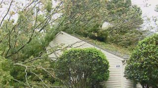 Ian pushes tree onto town home in Greensboro