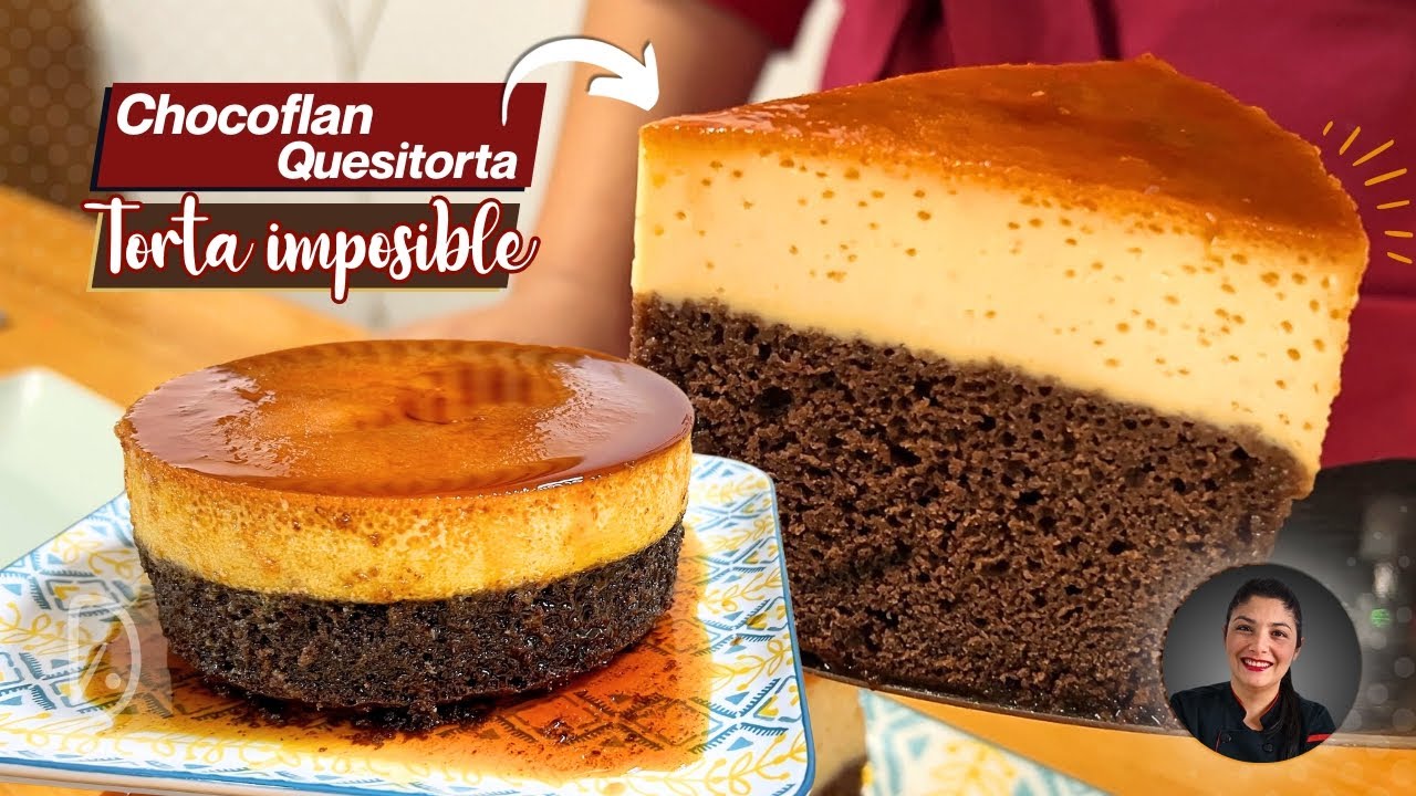 El mejor Chocoflan / Quesitorta / Torta Imposible | Paso a Paso para principiantes ✅