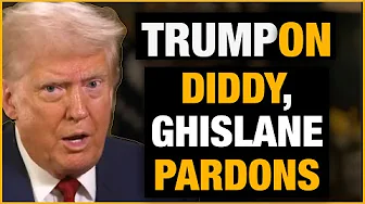 Trump Talks Presidential Pardons for Diddy & Ghislaine!